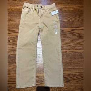 NEW WITH TAGS GAP Kids “Original” Tan Jeans
